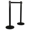 Tatco Stanchion Flat Bases, Box 2 of 2, 14"Diameter, 2/BX, Black 2PK TCO11711